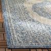 SAFAVIEH Washable Rug Outdoor Courtyard Collection - 8' x 11', Light Grey & Blue, Non-Shedding & Easy Cleaning, Ideal for Patio, Backyard, Mudroom (CY8751-36812) view 4