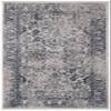 SAFAVIEH Area Rug 3x5 - Adirondack Collection - Grey & Navy, Distressed Vintage Floral Design, Non-Shedding & Easy to Clean, Ideal for Living Room, Bedroom, Dining Space (ADR109P) view 1