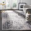 SAFAVIEH Area Rug 3x5 - Adirondack Collection - Grey & Navy, Distressed Vintage Floral Design, Non-Shedding & Easy to Clean, Ideal for Living Room, Bedroom, Dining Space (ADR109P) view 2