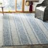 SAFAVIEH Washable Rug Outdoor Courtyard Collection - 8' x 11', Light Grey & Blue, Non-Shedding & Easy Cleaning, Ideal for Patio, Backyard, Mudroom (CY8736-36812) view 1