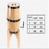 Aimee_JL Wooden Beers Barrels with Stainless Steel Wine Barrels for Storage Wine/Beer/Whiskey (3L, Red) view 4