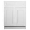 Design House Brookings Shaker Fully Assembled Base Kitchen Cabinet B27, 27 W x 24 D x 34.5 H, Painted White, Solid Wood, Design House, 613174 view 4