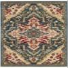 SAFAVIEH Kashan Collection Area Rug - 5'1" x 7'5", Blue & Beige, Traditional Oriental Design, Non-Shedding & Easy Care, Ideal for High Traffic Areas in Living Room, Bedroom (KSN304B) view 1