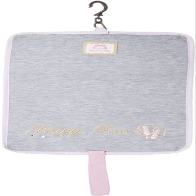 Nickknac 02819-01 Sweatshirt Toe Shoe Case, Holds 3 Pairs, Deodorizing, Gray, W 11.0 x H 15.4 inches (28 x 39 cm), FairyToe Ballet Supplies