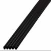 Shibase Industries 319 Diamond Straws, Straight, 5.9 inches (15 cm), Pack of 1000, Black view 1