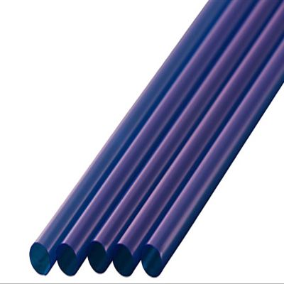 Shibase Industries 503 Straw Juice Drink, Made in Japan, 0.2 x 8.3 inches (6 x 21 cm), Straight, No Individual Packaging, 500 Pieces, Blue, Commercial Use, Take-Out, Events, Parties, Holiday Stall