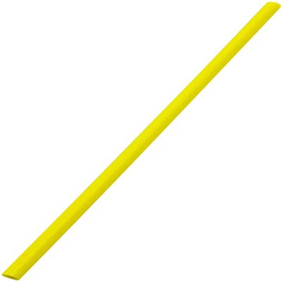 Shibase Industries 501 Straws for Juice, Straight Diameter 0.2 x 8.3 inches (6 x 21 cm), No Packaging, 500 Pieces, Yellow, Made in Japan