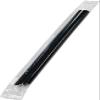 Shibase Industries 642 Diamond Straws, Straight, Single Tip, Angled, 7.1 inches (18 cm), Pack of 170, Black view 1