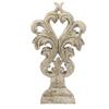 A & B Home 15" Decorative Abstract Cement Sculpture with Distressed Finish for Indoor and Outdoor Use view 1