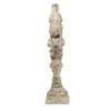 A & B Home 15" Decorative Abstract Cement Sculpture with Distressed Finish for Indoor and Outdoor Use view 3