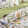 Brandream American Country Botanical Flower Birds Print Bedding 800tc Cotton Sateen Romantic Floral Duvet Cover 3pc Set Colorful Pattern view 1