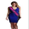 Birthday Sash for Women - Hot Pink Metallic Cheers Bitches Black Satin Sash - Bachelorette, Celebration, New Year, Graduation Party Black - Black Sash(Pink ChBtch) view 4