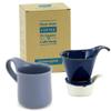 ZEROJAPAN DMZ-16 JB/VI Coffee Dripper L & Cafe Mug (with Tray) Violet Gift Set view 1