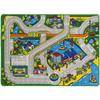HR Kids Carpet Play Mat: City Life, Perfect for Playing with Cars and Toys on Harbor Map Streets - Non-Slip Rug in Blue, Yellow, and Multi Colors, Ideal for Imaginative Play view 3