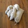 8"x10" COTTON DOUBLE DRAWSTRING MUSLIN BAGS (natural color)- Set Of 50 view 2