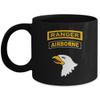 101st Airborne Coffee Mug - Army Ranger Black or White view 1