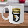101st Airborne Coffee Mug - Army Ranger Black or White view 4
