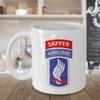 173rd Airborne Coffee Mug - Sapper Tab view 4