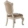Acme Chantelle Dining Side Chair in Rose Gold and Pearl White Set of 2 view 1