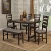 Alpine Furniture Emery Dining Table view 2