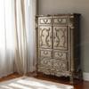 Acme Dresden 5-Drawer Wooden Chest in Gold Patina and Brown view 3