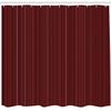 Ambesonne Maroon Shower Curtain, Classical Striped Display with Thin Lines Modern Fashion Repetitive Abstract Pattern, Cloth Fabric Bathroom Decor Set with Hooks, 69" W x 75" L, Maroon view 2