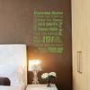 Farming Rules Subway Vinyl Letters Wall Decals Sticker Quotes 23x15-inch Lime Green view 1