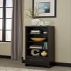 ClosetMaid 1661 Media Storage Tower Bookcase with Drawer Black Walnut view 2