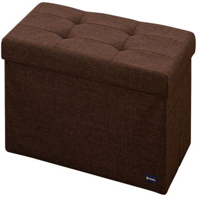 Takeda Corporation M7-CDS60BR Compact Storage Stool, Wide, Brown, 11.8 x 23.6 x 11.8 inches (30 x 60 x 30 cm)