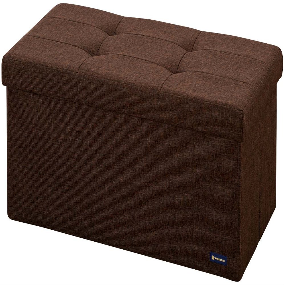 Takeda Corporation M7-CDS60BR Compact Storage Stool, Wide, Brown, 11.8 x 23.6 x 11.8 inches (30 x 60 x 30 cm)