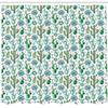 Ambesonne Cactus Shower Curtain, Hand Painted Style Exotic Plant Saguaro Prickly Pear Succulents Spikes Arrangement, Cloth Fabric Bathroom Decor Set with Hooks, 69" W x 84" L, Forest Green view 2
