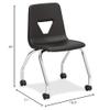 Lorell Classroom Mobile Chairs - 2/CT view 2