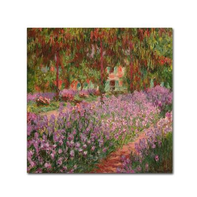 Trademark Fine Art the Garden At Giverny Wall Decor