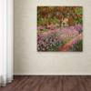 Trademark Fine Art the Garden At Giverny Wall Decor view 3