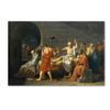 Canvas Wall Art - David 'The Death Of Socrates' Wall Art for Living Room, Bedroom, or Office Dcor by Trademark Fine Art view 1