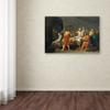 Canvas Wall Art - David 'The Death Of Socrates' Wall Art for Living Room, Bedroom, or Office Dcor by Trademark Fine Art view 2