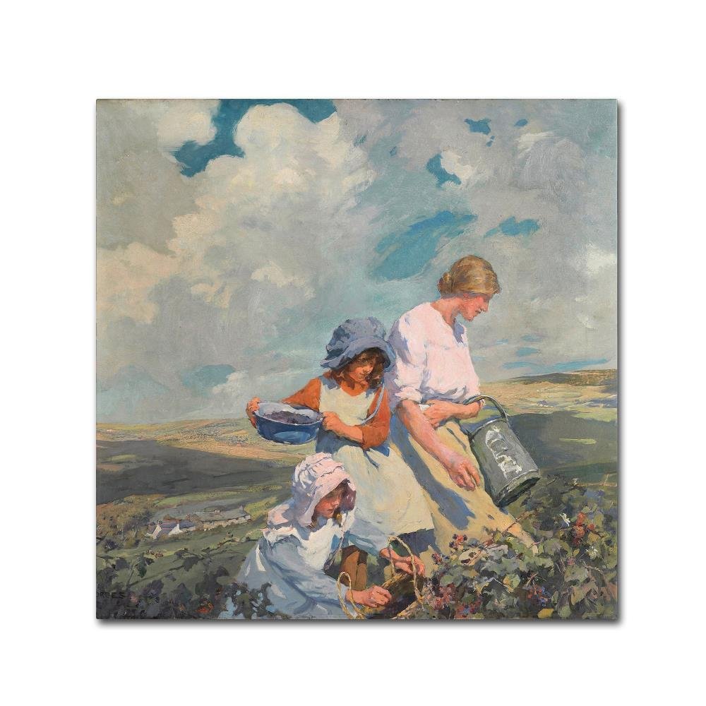 Trademark Fine Art Blackberry Gathering Wall Decor