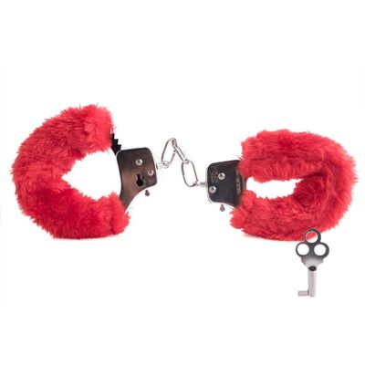 Furry Love Cuffs - Red