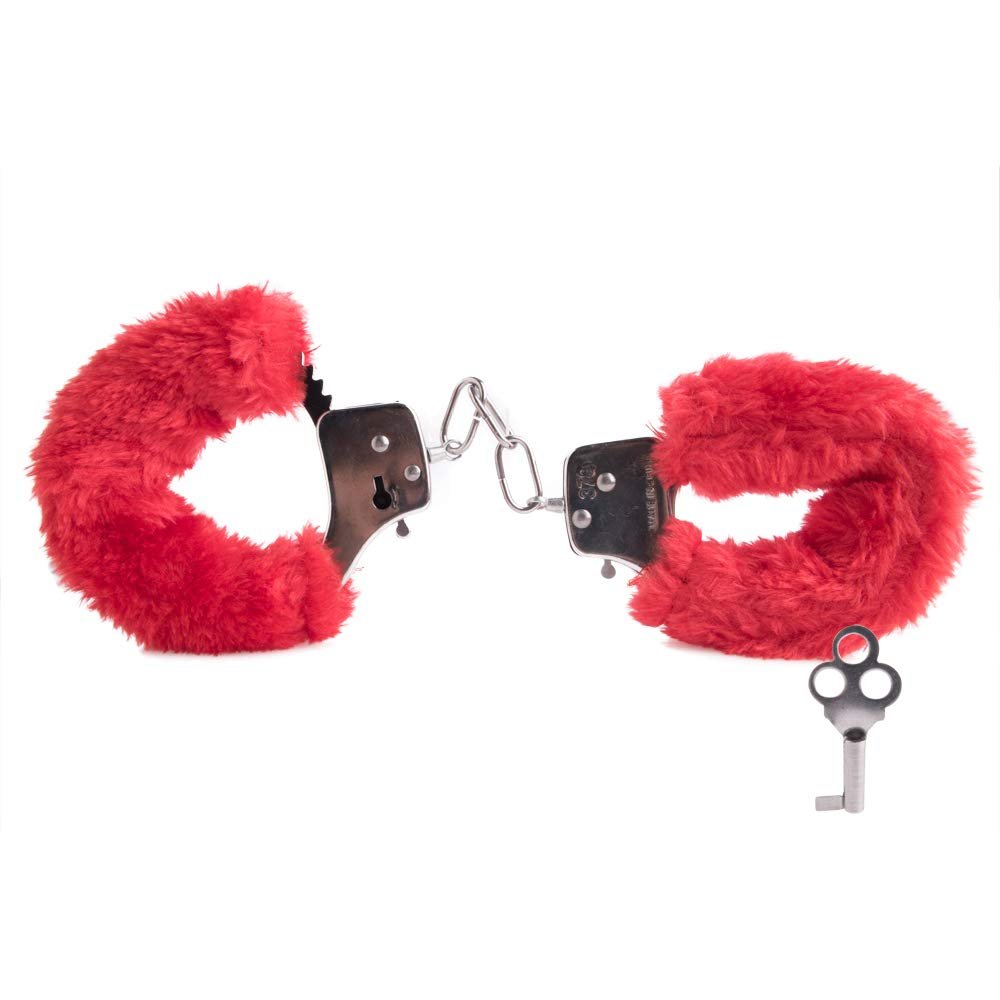 Furry Love Cuffs - Red