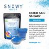 Snowy River Sky Blue, Cocktail & Margarita Sugar Rimmer - Vibrant Color Glass Rimming Sugar with Medium Crystal Texture - 4oz view 2