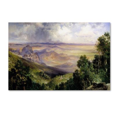 Trademark Fine Art Valley Of Cuernavaca by Thomas Moran, 16x24-Inch