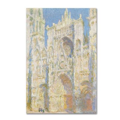 Trademark Fine Art Rouen Cathedral in Sunlight Wall Dcor