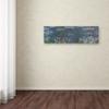 Trademark Fine Art the Water Lillies Green Reflections Wall Dcor view 2