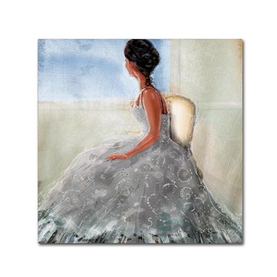 Trademark Fine Art Lady in the Window Wall Dcor