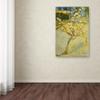 Canvas Wall Art - Van Gogh 'Small Pear Tree In Blossom' Wall Art for Living Room, Bedroom, or Office Dcor by Trademark Fine Art view 2