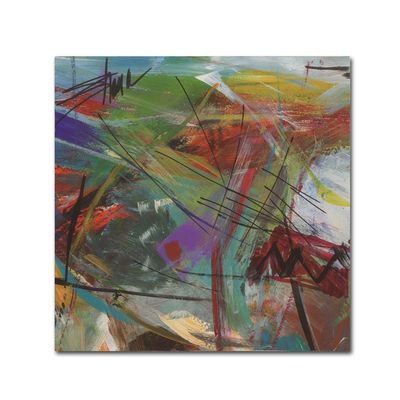 Inescapable V by Shana Dominguez, 14x14-Inch Canvas Wall Art