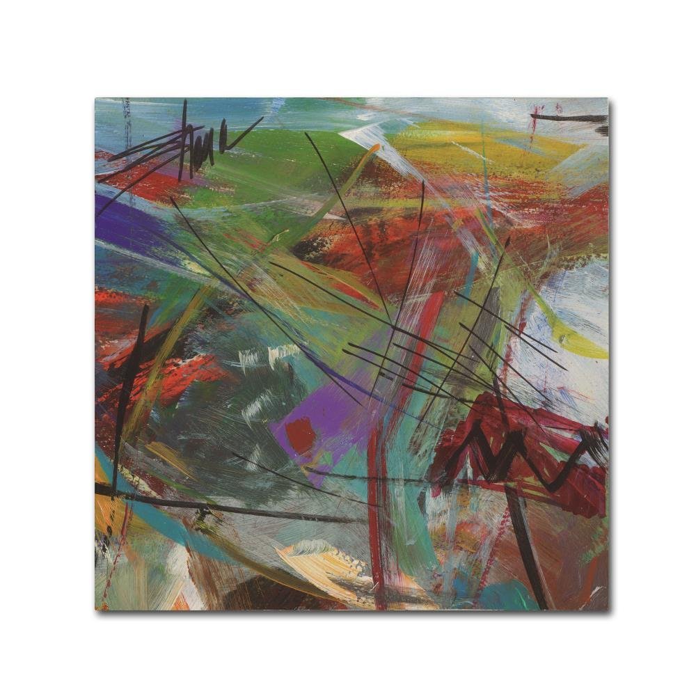 Inescapable V by Shana Dominguez, 14x14-Inch Canvas Wall Art