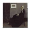 Wrapped Canvas Wall Art - Whistler 'Whistlers Mother' Wall Art for Living Room, Bedroom, or Office Dcor - 18x18 view 2