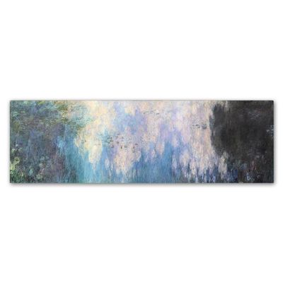 Canvas Wall Art - Monet 'The Water Lillies Clouds' Wall Art for Living Room, Bedroom, or Office Dcor by Trademark Fine Art
