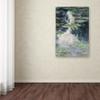 Trademark Fine Art Pond with Water Lilies Wall Dcor view 2